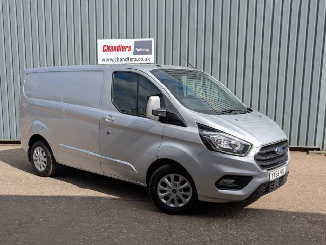 Ford Transit Custom 2.0 EcoBlue 130ps Low Roof Limited Van Auto Panel Van Diesel Silver
